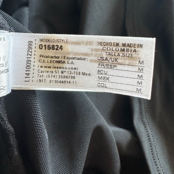 NWT Leonisa Women’s PowerSlim Secret Sculpting 2-Way Tank in black, size Medium. - Picture 13 of 14